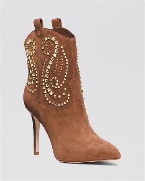 michael michael kors walton ankle boots|Michael Kors cowboy boots.